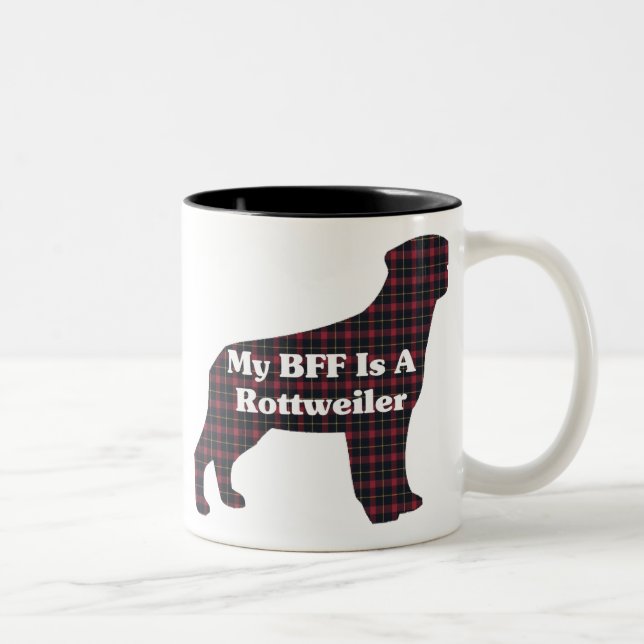 Rottweiler BFF Mugg (Höger)