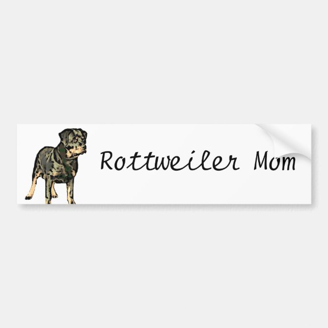 Rottweiler Bildekal (Framsidan)