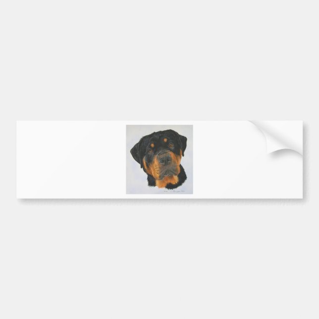 Rottweiler Bildekal (Framsidan)