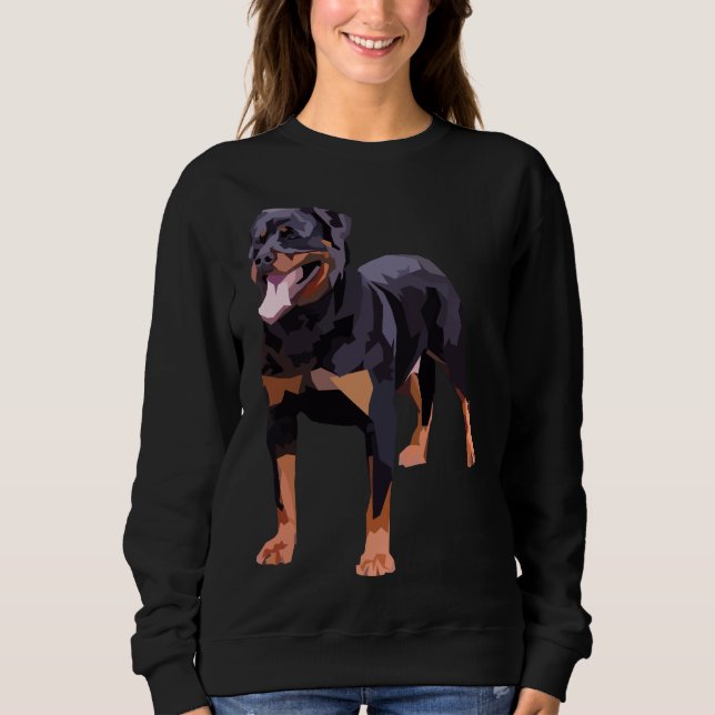 Rottweiler Blue T Shirt (Framsida)