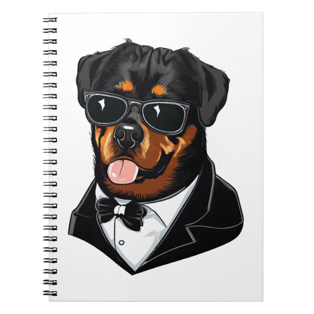 Rottweiler Bodywatch Anteckningsbok (Framsidan)