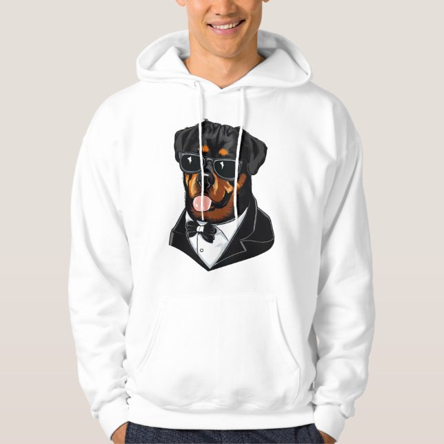 Rottweiler Bodywatch Hoodie (Framsida)