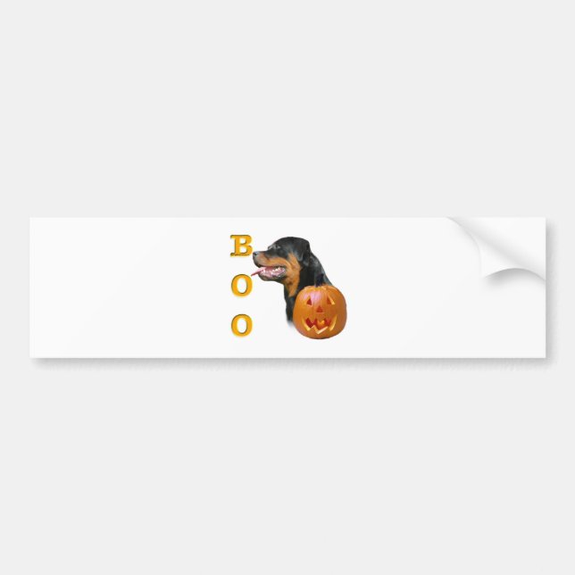 Rottweiler Boo Bildekal (Framsidan)