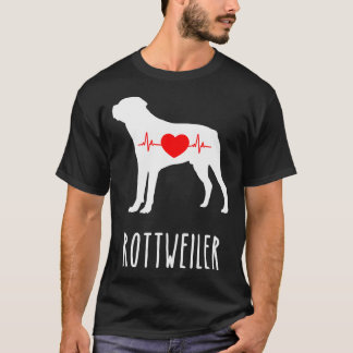 Rottweiler Breed Hund älskare Top Mamma visar T Shirt