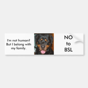 Rottweiler BSL Bildekal