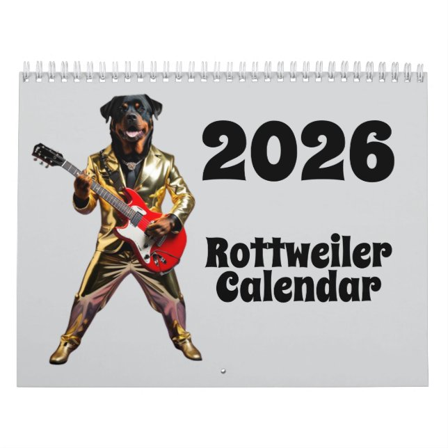 Rottweiler Calendar Kalender (Omslag)