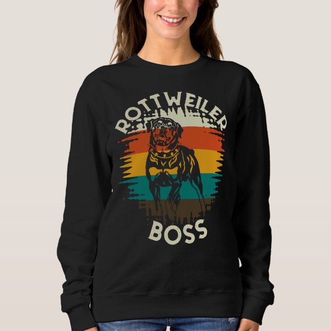 Rottweiler Chef T Shirt (Framsida)
