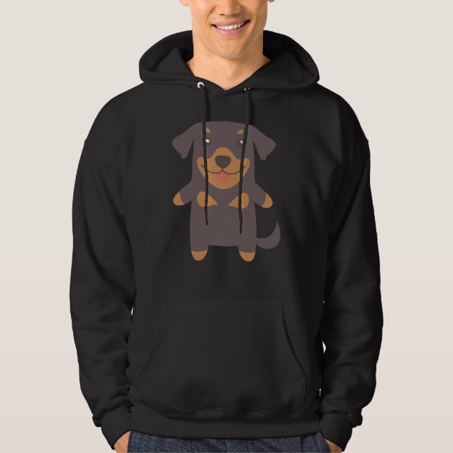 Rottweiler Classic 26 Hoodie (Framsida)