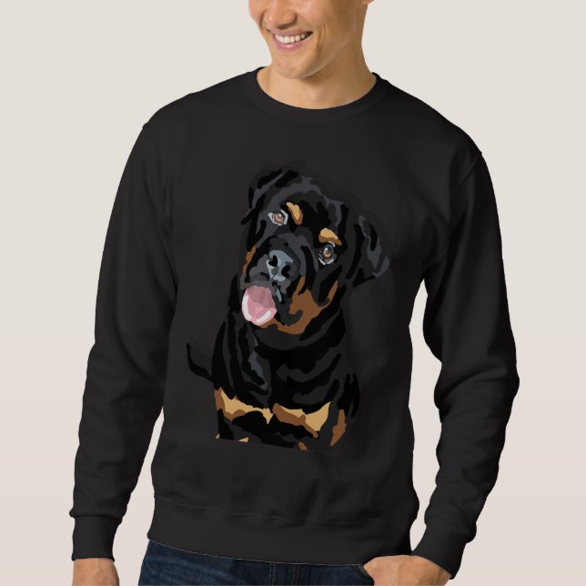 Rottweiler Classic 3 Lång Ärmad Tröja (Framsida)