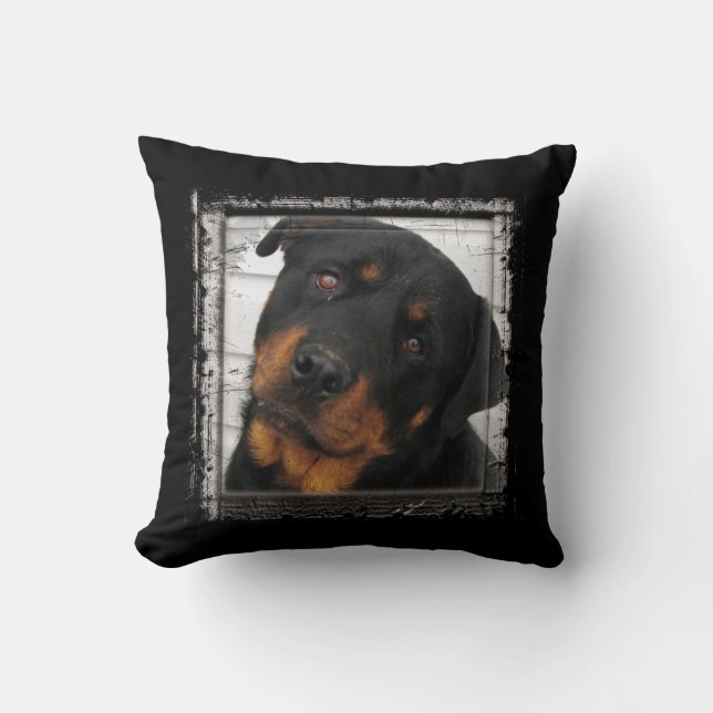 Rottweiler Dekorativ kudde (Framsida)