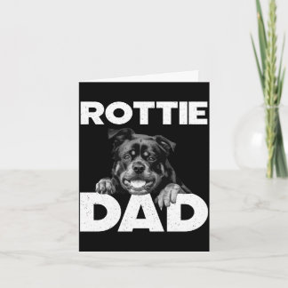 Rottweiler-design för män pappa rottie Rottweiler Kort