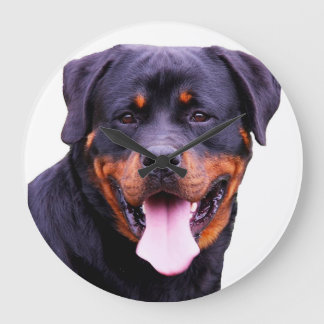 "Rottweiler"designväggur Stor Klocka