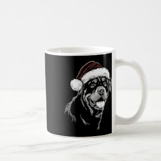 Rottweiler Dog Santa Hat Christmas Xmas Pajama  Kaffemugg