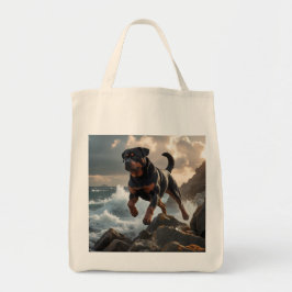 Rottweiler Elegant Livsmedel Tote Bag Tygkasse