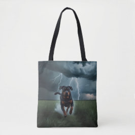Rottweiler Elegant Tote Bag Tygkasse