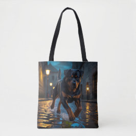 Rottweiler Elegant Tote Bag Tygkasse