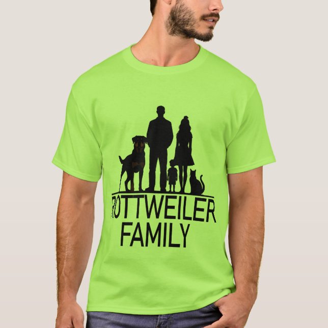 ROTTWEILER - FAMILJ T SHIRT (Framsida)