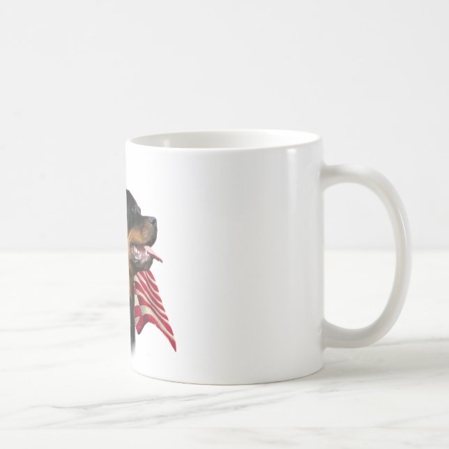 Rottweiler Flagga Kaffemugg (Höger)
