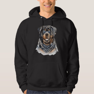 Rottweiler för Hundälskare Hoodie