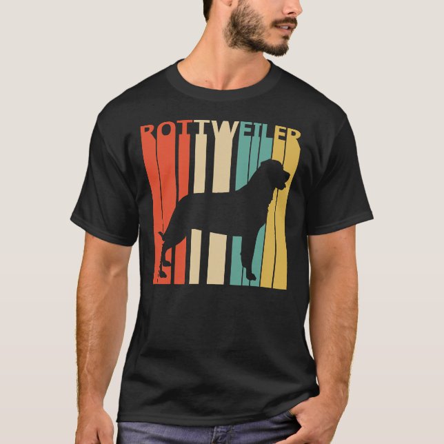 Rottweiler för Pappa eller Hund T Shirt (Framsida)