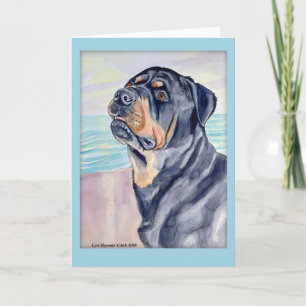 Rottweiler Greeting Cards Kort