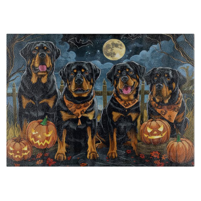 Rottweiler Halloween Kuslig (Framsidan)