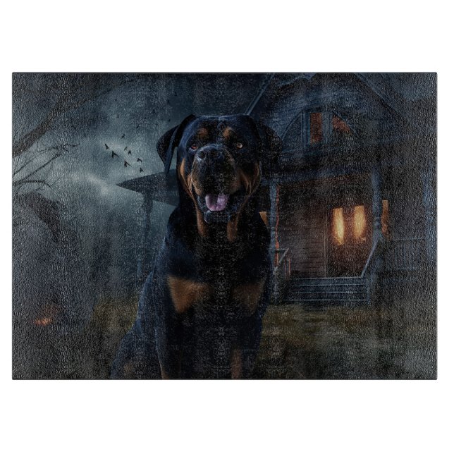 Rottweiler Halloween Skräckinjagande (Framsidan)