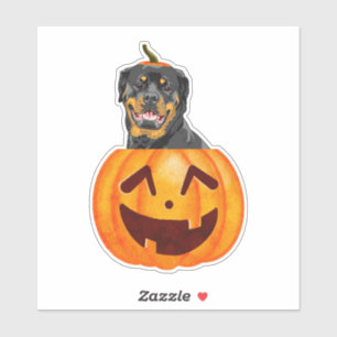 Rottweiler Halloween Sticker Klistermärken