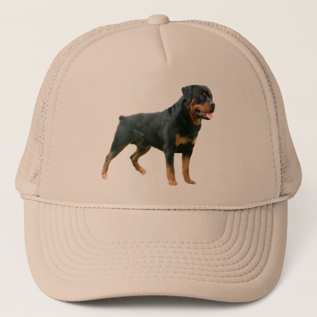 Rottweiler hatt truckerkeps (Framsida)