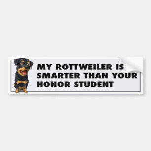 Rottweiler heder bildekal