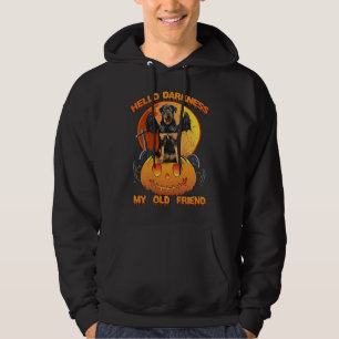 Rottweiler Hej Mörkret Hoodie