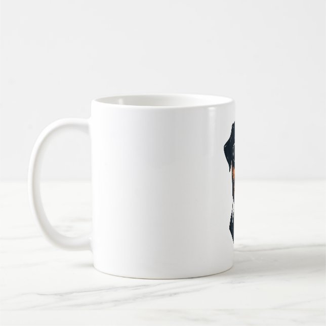 Rottweiler, herrarna kaffemugg (Vänster)