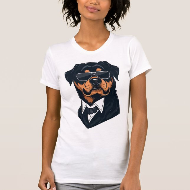Rottweiler, herrarna t shirt (Framsida)