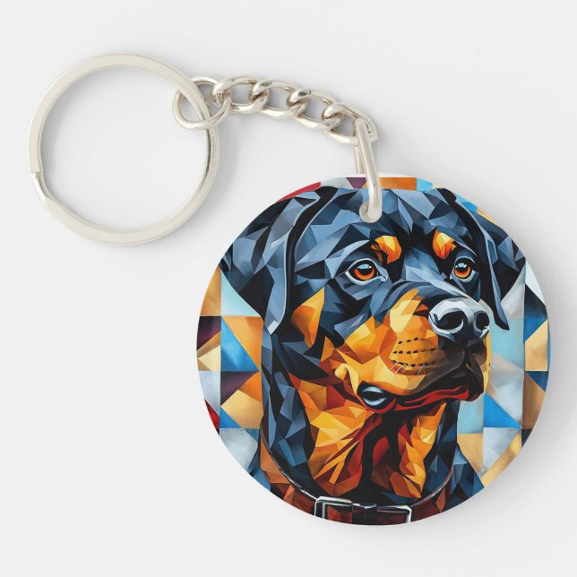 Rottweiler Hund (Framsidan)
