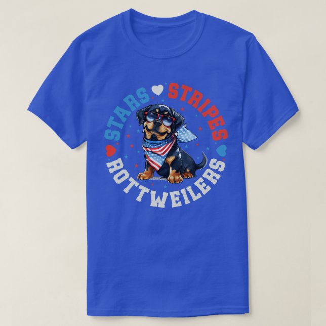 Rottweiler Hund 1 T Shirt (Design framsida)