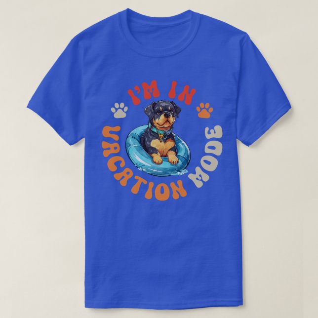 Rottweiler Hund 3 T Shirt (Design framsida)