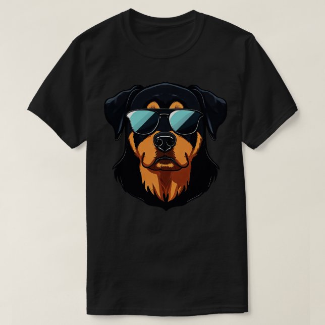 Rottweiler hund älskare t shirt (Design framsida)