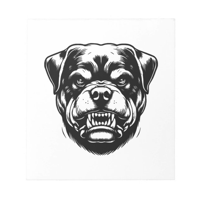 Rottweiler Hund  Anteckningsblock (Framsida)