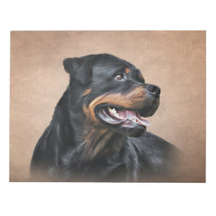 Rottweiler-hund Anteckningsblock