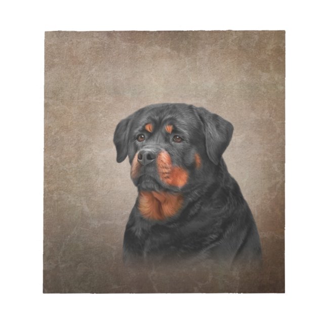 Rottweiler hund anteckningsblock (Framsida)