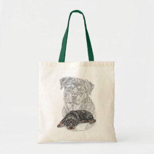 Rottweiler Hund Art Tygkasse