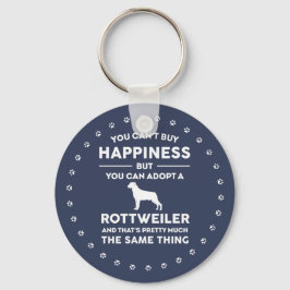 Rottweiler Hund aveln Happiness Nyckelring