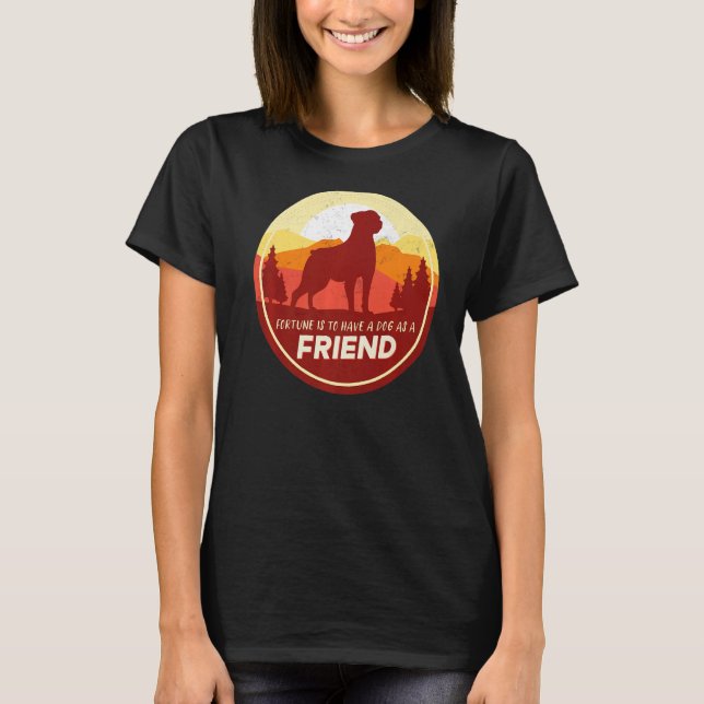 Rottweiler Hund aveln T Shirt (Framsida)