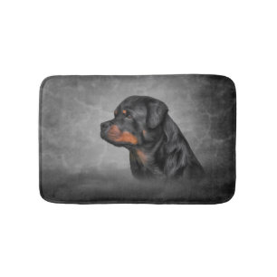 Rottweiler-hund Badrumsmatta