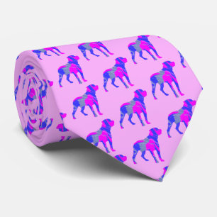 Rottweiler Hund Cute Rosa Silhouette Rosa Nacke Slips