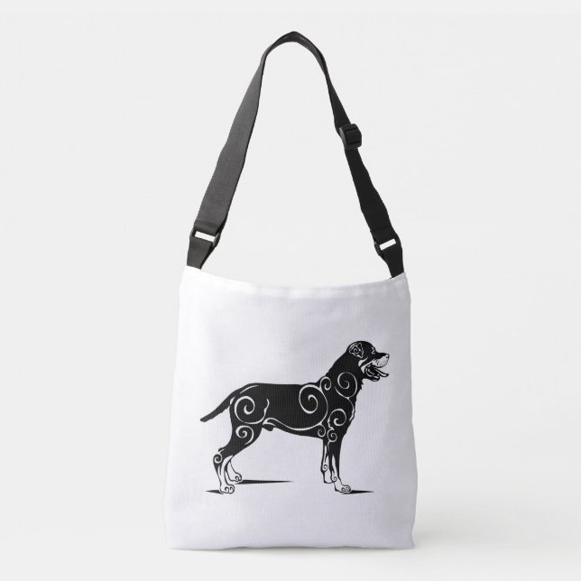 Rottweiler Hund design Axelväska (Framsida)