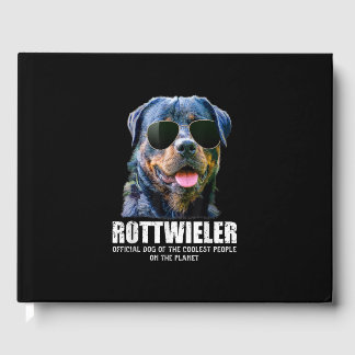 Rottweiler Hund från de kolaste på planeten Gästböcker