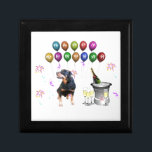 Rottweiler Hund Gott nytt år Minnesask<br><div class="desc">Rottweiler Hund Gott nytt år</div>