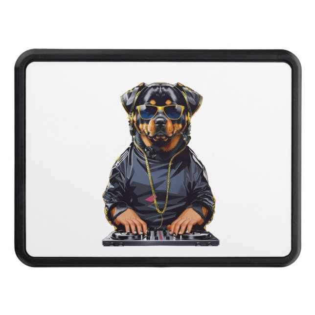 Rottweiler Hund Kimono Dragkroksskydd (Framsidan)