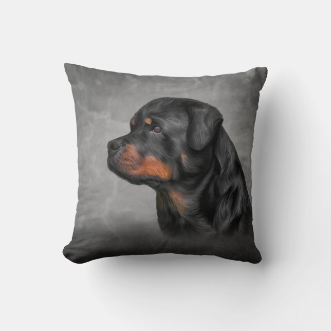Rottweiler-hund Kudde (Framsida)